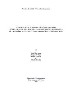 Berryman - Impact des anciens parcs